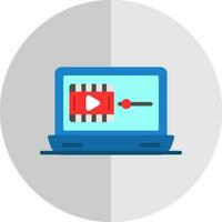 Video player Vector Icon Design