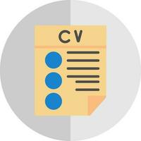 CV Vector Icon Design