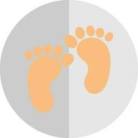 Footprint Vector Icon Design