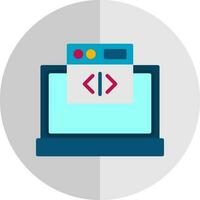 Web coding Vector Icon Design