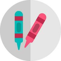 diseño de icono de vector de crayones