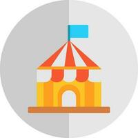 Circus tent Vector Icon Design