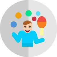 Juggling Vector Icon Design