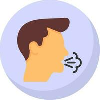 Cough Vector Icon Design