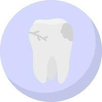 caries vector icono diseño