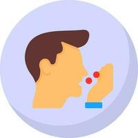 Cough Vector Icon Design