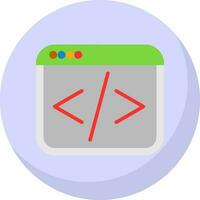 Web coding Vector Icon Design