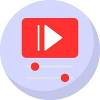 diseño de icono de vector de vídeo