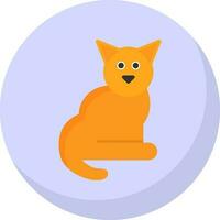 diseño de icono de vector de gato