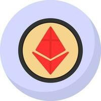 ethereum vector icono diseño