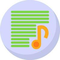 Playlist Vector Icon Design