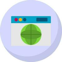 Web browser Vector Icon Design