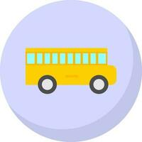 School bus Vector Icon Design