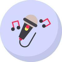 Singing Vector Icon Design