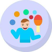 Juggling Vector Icon Design