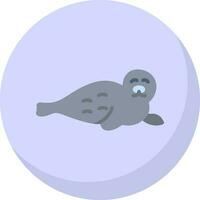 Seal Vector Icon Design