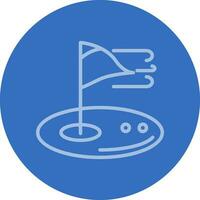 diseño de icono de vector de golf