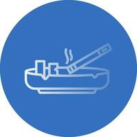 Ashtray Vector Icon Design