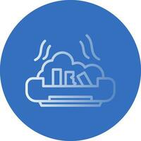 Ashtray Vector Icon Design