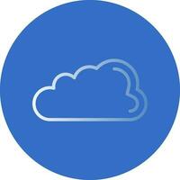 diseño de icono de vector de nube