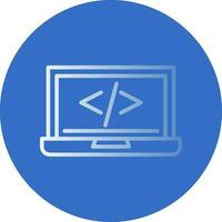 code programming Vector Icon Design
