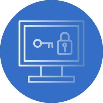 iniciar sesión en el diseño de iconos vectoriales vector