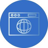Web browser Vector Icon Design