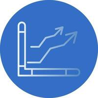 Graph Vector Icon Design