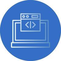 Web coding Vector Icon Design