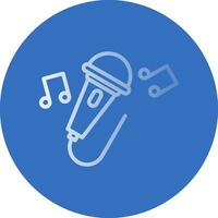 Singing Vector Icon Design