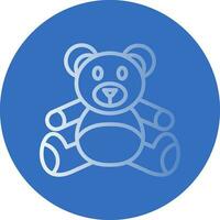 diseño de icono de vector de oso de peluche