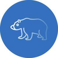 diseño de icono de vector de oso