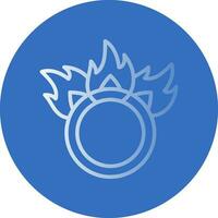 Ring of fire Vector Icon Design