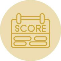 Scoring Vector Icon Design