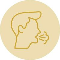 Cough Vector Icon Design