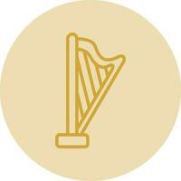 Harp Vector Icon Design