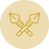 Spear Vector Icon Design