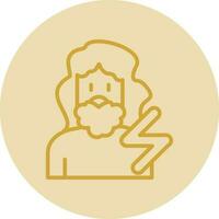 Zeus Vector Icon Design