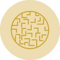 Labyrinth Vector Icon Design