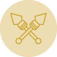 Spear Vector Icon Design