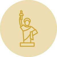 Statue Vector Icon Design