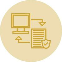 Data transfer Vector Icon Design