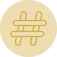 Hash tag Vector Icon Design