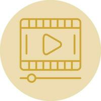 Video Vector Icon Design