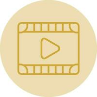 Video Vector Icon Design