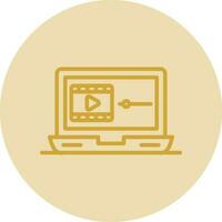 Video player Vector Icon Design