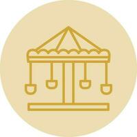 Merry go round Vector Icon Design