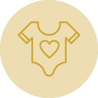 Baby shirt Vector Icon Design