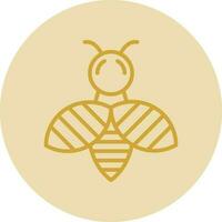 ortografía abeja vector icono diseño