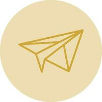 Paper plane Vector Icon Design